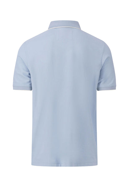 Fynch Hatton Cotton Polo Shirt -Summer Breeze