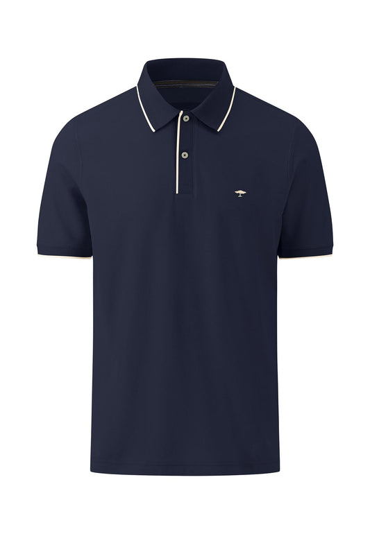 Fynch Hatton Supima Cotton Polo - Navy