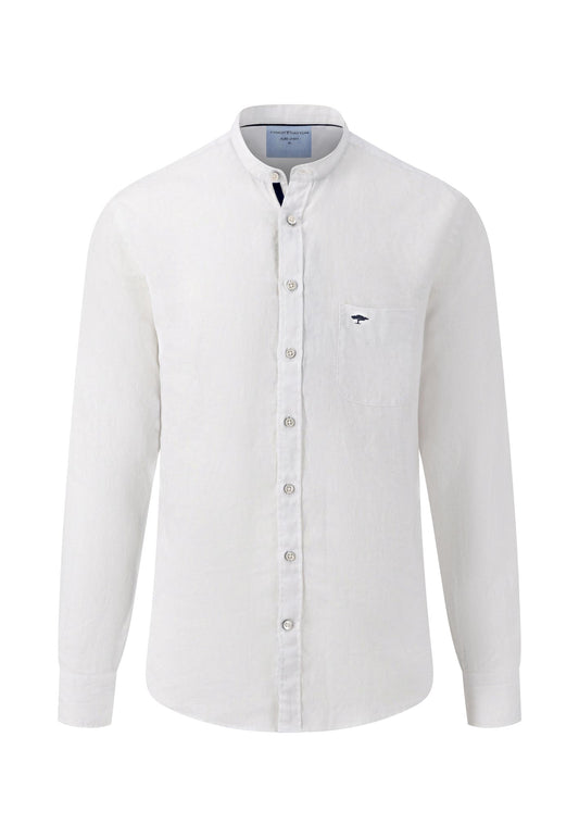 Fynch Hatton Pure Linen Shirt - White