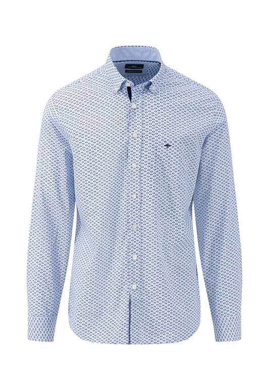 Fynch Hatton Graphic Shirt - Dusty Lavender