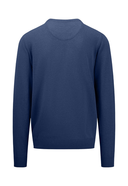 Fynch Hatton Round Neck Superfine Jumper - Night