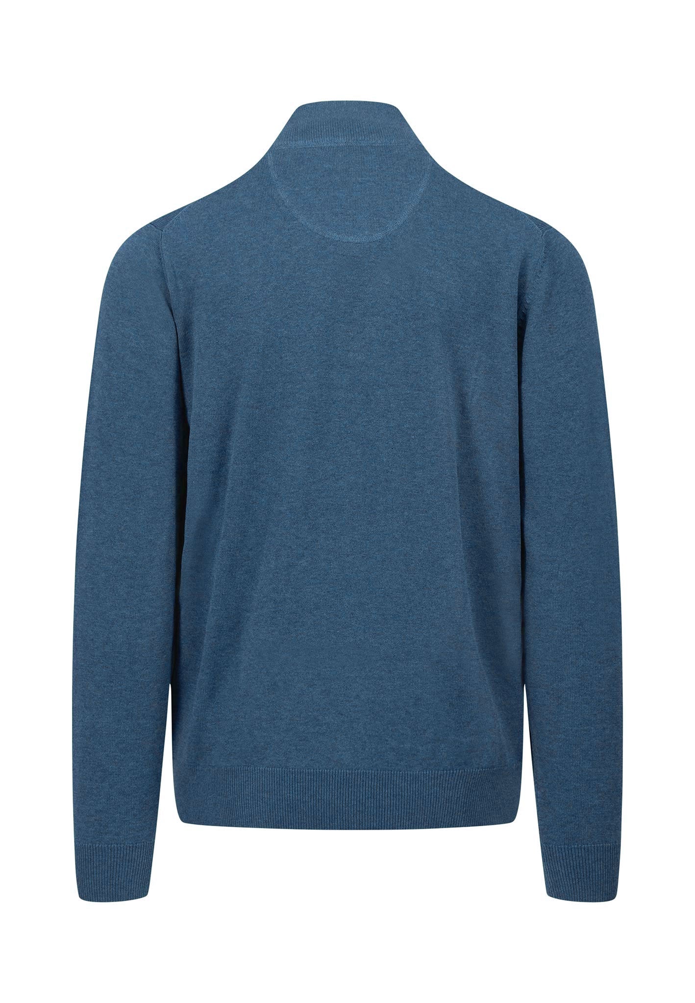 Fynch Hatton Half Zip Superfine Troyer - Azure