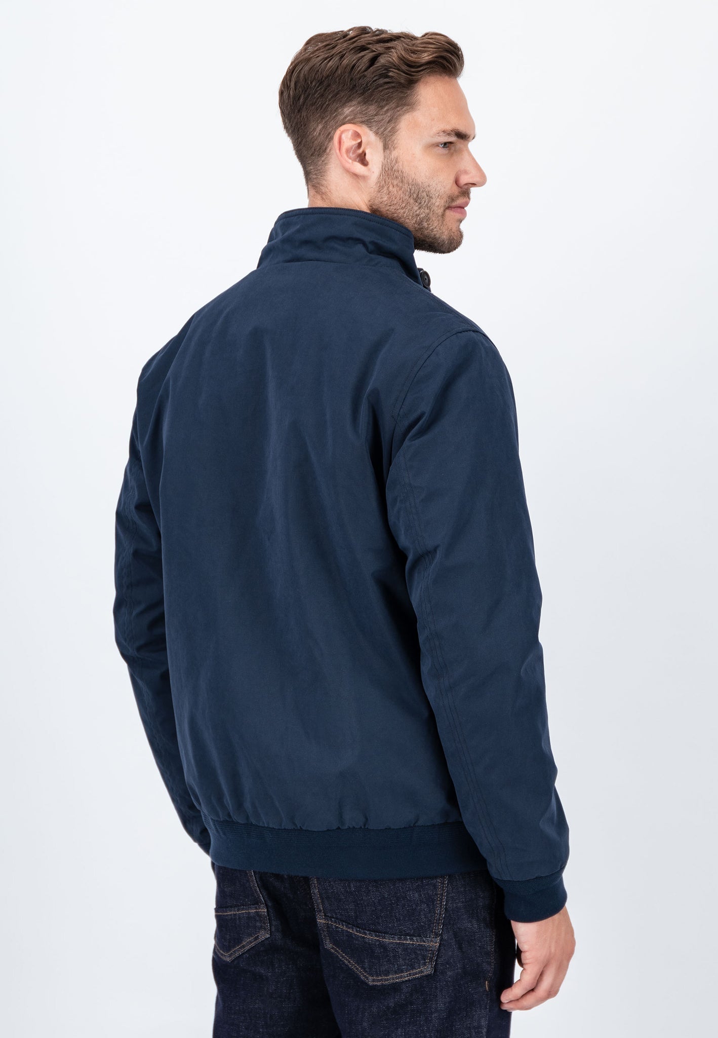 Fynch Hatton Harrington Padded Jacket - Dark Navy