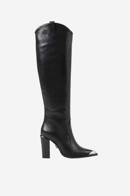 Bronx New-Americana Vintage Knee High Boots - Black