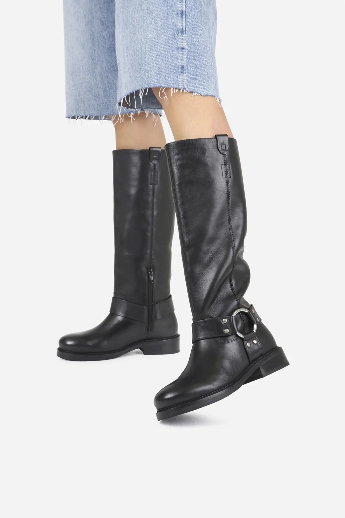Bronx biker boots sales