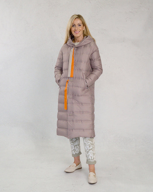 Deck Lightweight Down Padded Coat - Taupe