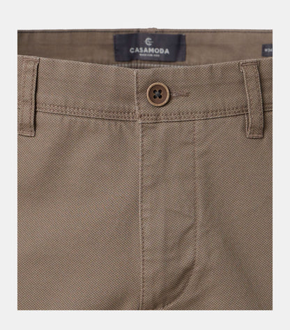 CASAMODA Chris Chino Trouser - Light Brown