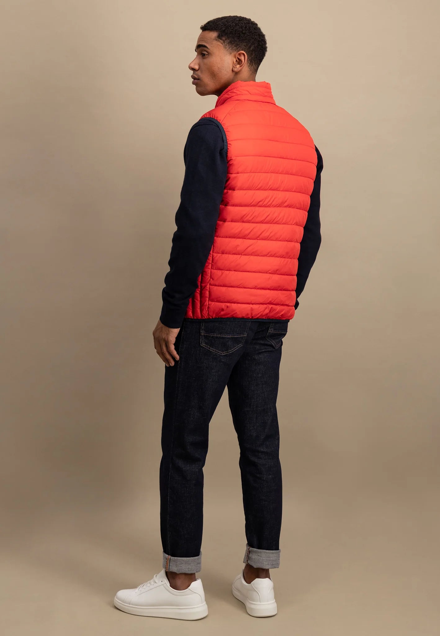 Fynch Hatton Light Weight Quilted Gilet - Poppy Red