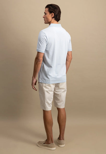 Fynch Hatton Two-Tone Polo - Summer Breeze