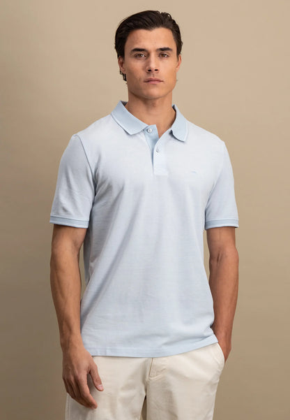 Fynch Hatton Two-Tone Polo - Summer Breeze