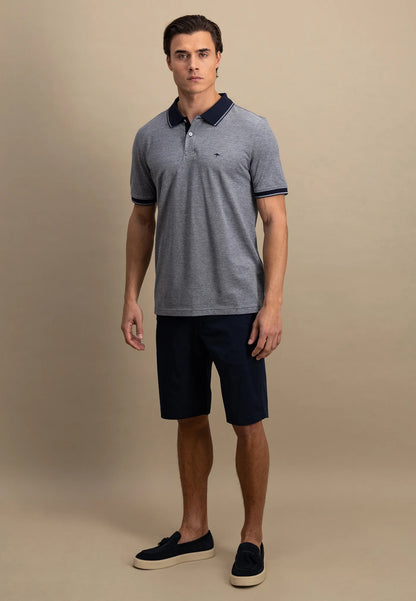 Fynch Hatton Two-Tone Polo - Navy