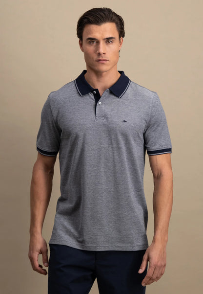 Fynch Hatton Two-Tone Polo - Navy