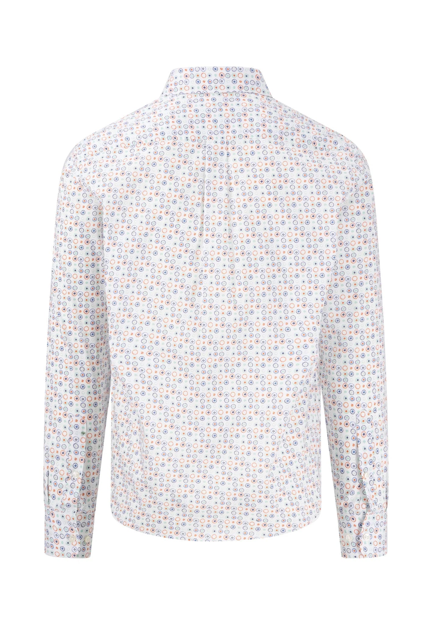 Fynch Hatton Combi Print Shirt - Turf Green