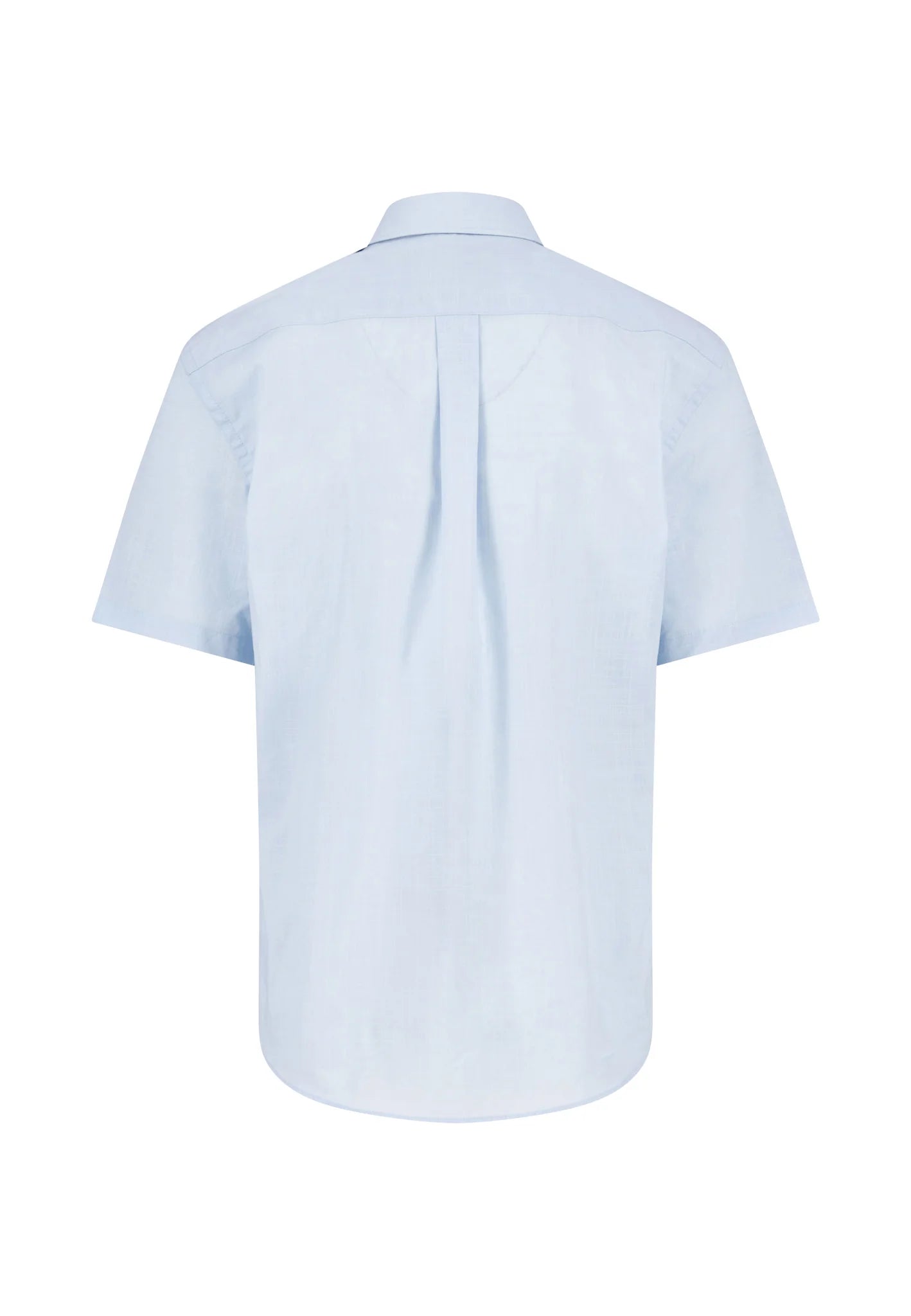 Fynch Hatton Classic Solid Slub Shirt - Summer Breeze