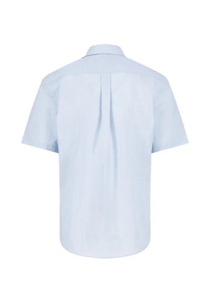 Fynch Hatton Classic Solid Slub Shirt - Summer Breeze