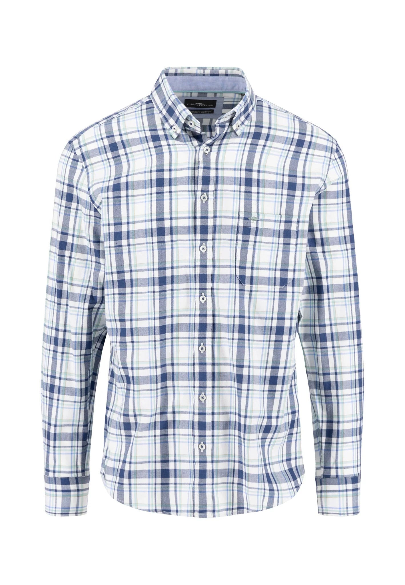 Fynch Hatton Long Sleeve Shirt - Fern