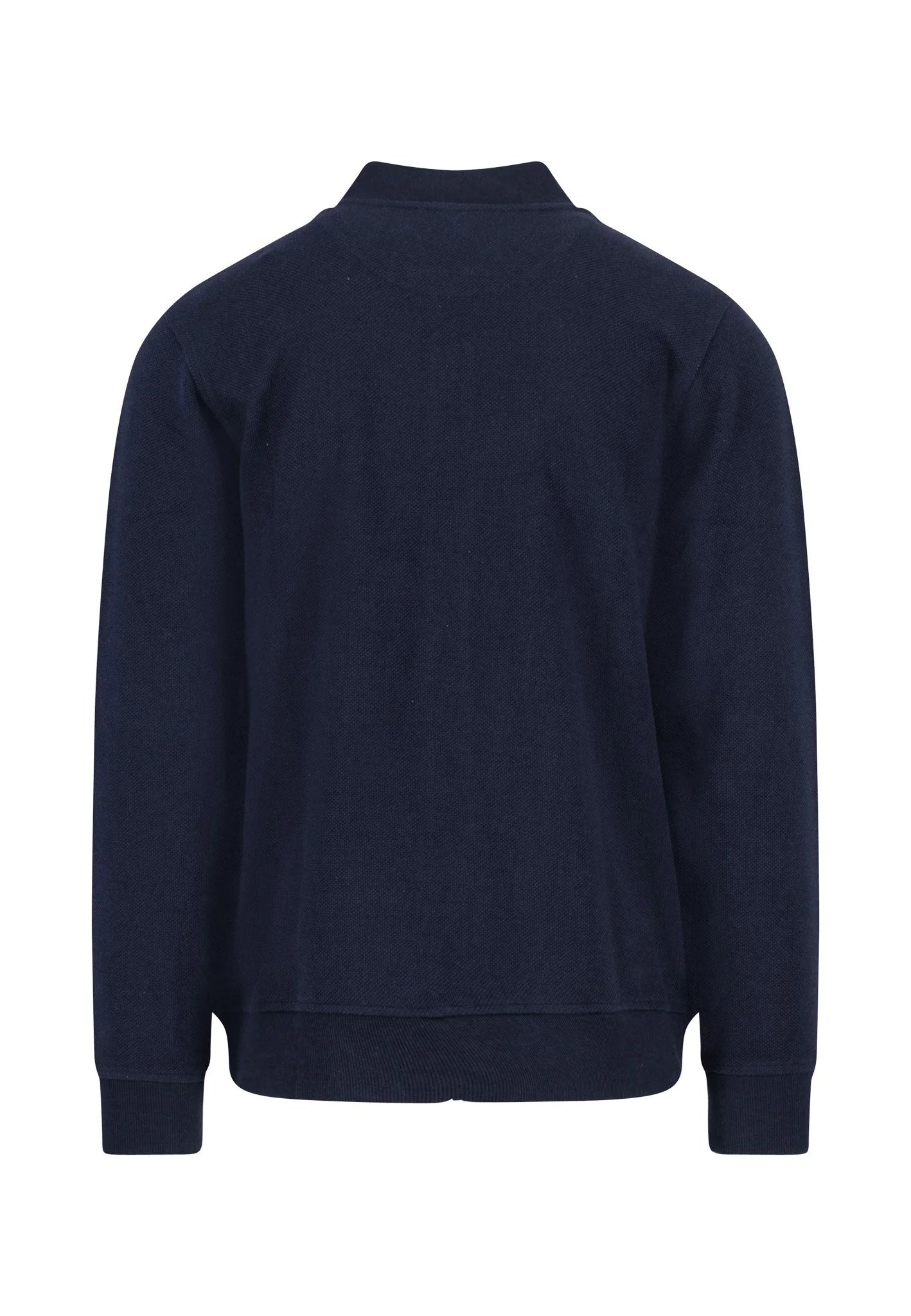 Fynch Hatton Zip Cardigan - Navy