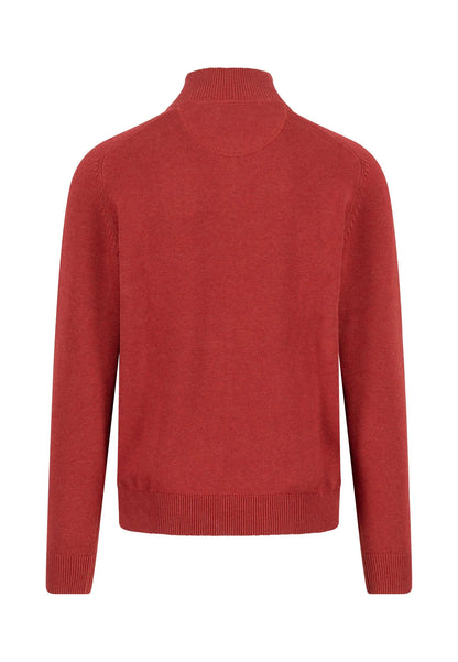 Fynch Hatton Troyer 1/4 Zip - Garnet Red