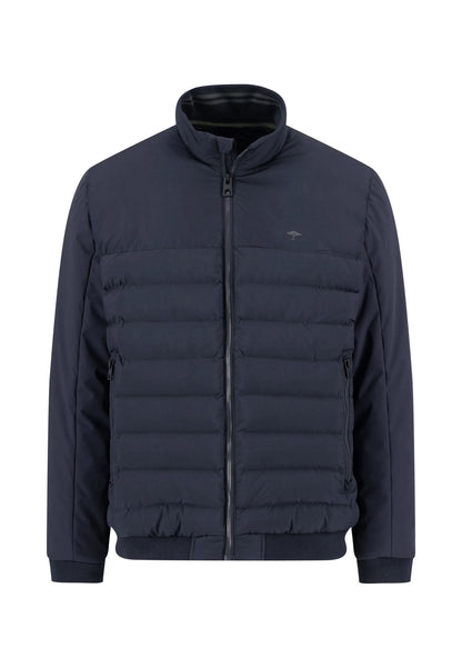 Fynch Hatton Basic Puffer Hybrid Jacket - Dark Navy