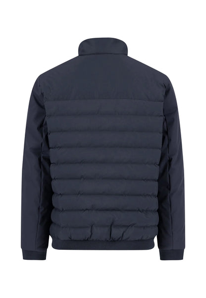 Fynch Hatton Basic Puffer Hybrid Jacket - Dark Navy
