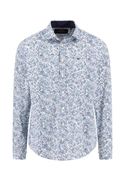 Fynch Hatton Premium Flower Print Shirt - Fern