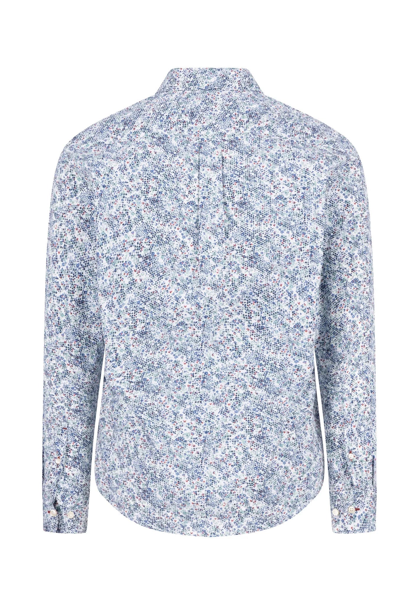 Fynch Hatton Premium Flower Print Shirt - Fern