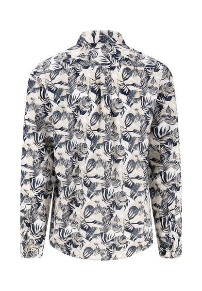 Fynch Hatton Linen Botanical Print Shirt