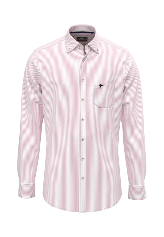 Fynch Hatton Classic Oxford Mix Shirt - Peony