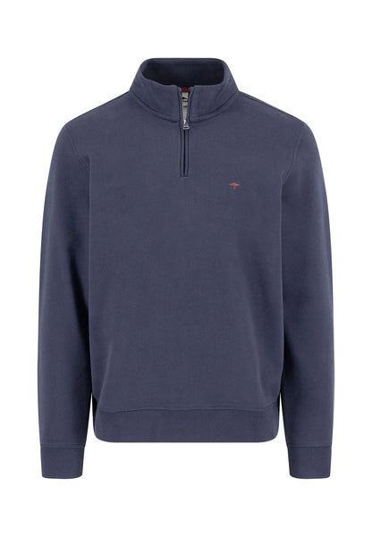 Fynch Hatton Sweater Troyer Zip - Navy