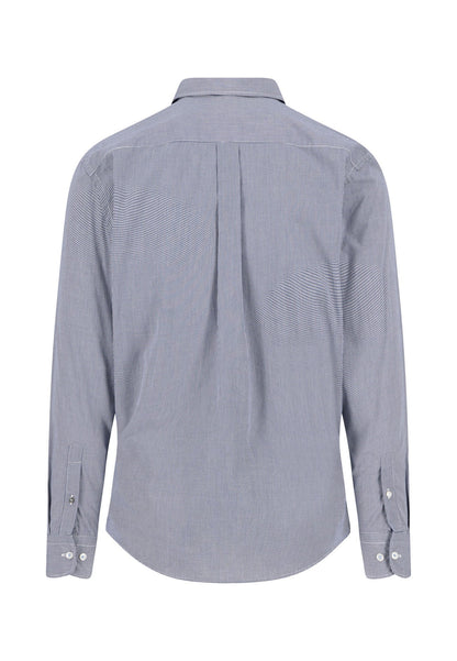 Fynch Hatton Shirt Long Sleeve Small Check - Navy