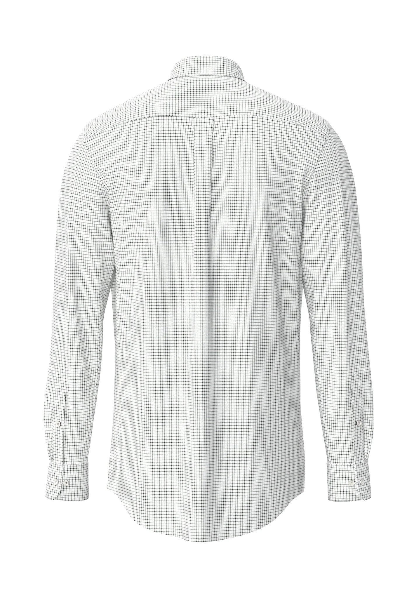 Fynch Hatton Essential Oxford Check Shirt - Dark Leaf