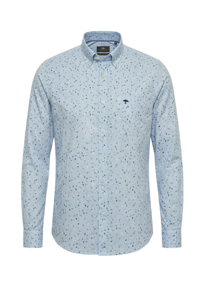 Fynch Hatton Printed Shirt - New Breeze