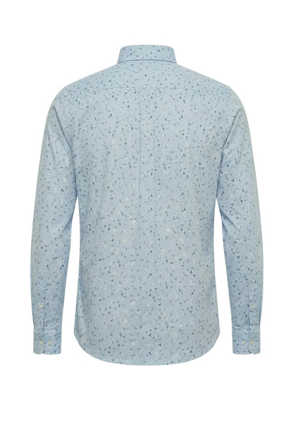 Fynch Hatton Printed Shirt - New Breeze
