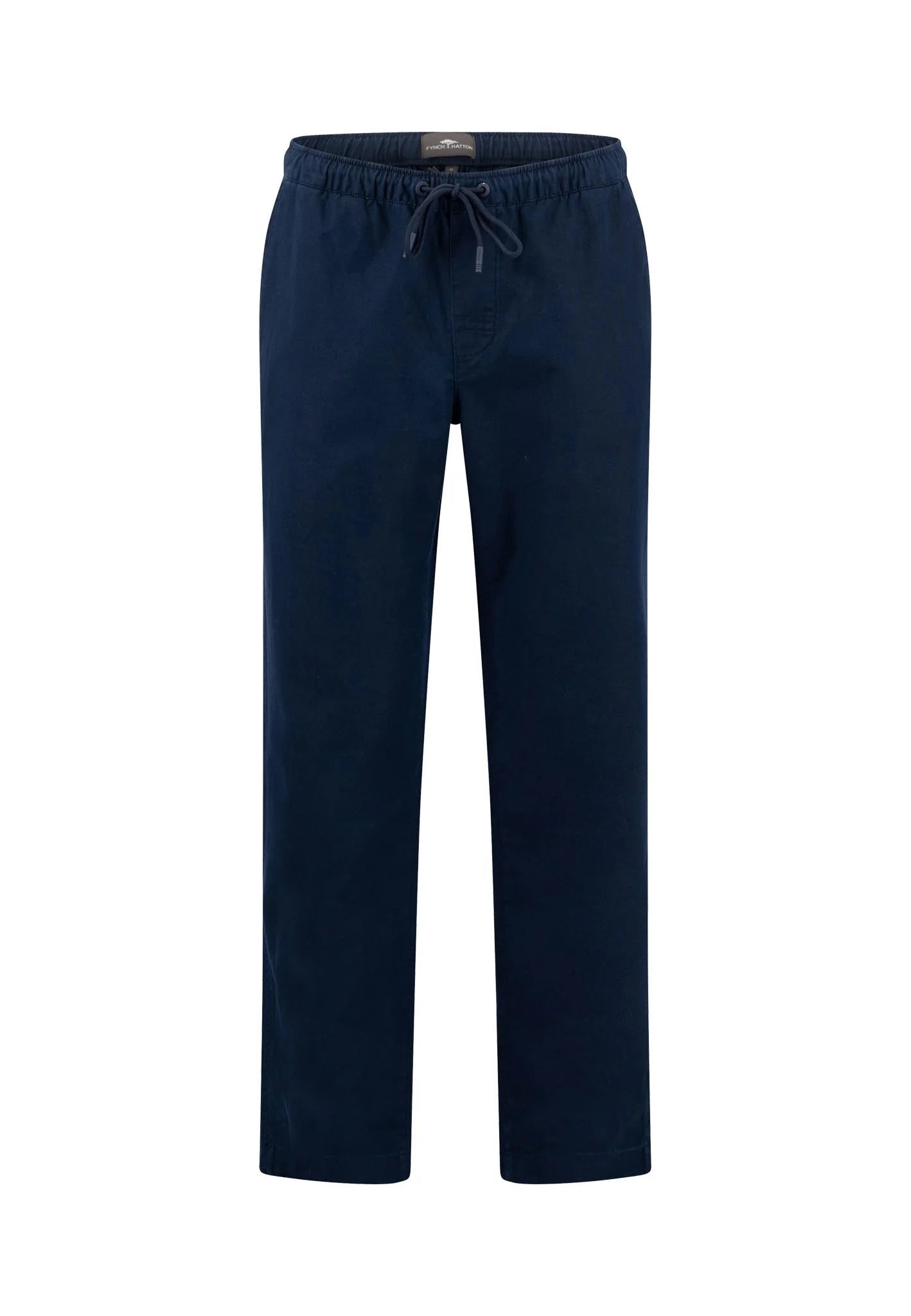 Fynch Hatton Twill Drawstring Pants - Dark Navy