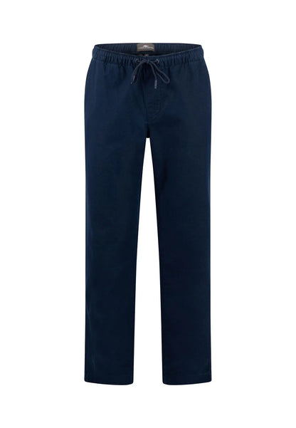 Fynch Hatton Twill Drawstring Pants - Dark Navy
