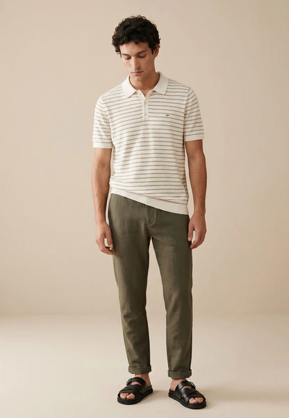 Fynch Hatton Cotton-Linen Blend - Off White