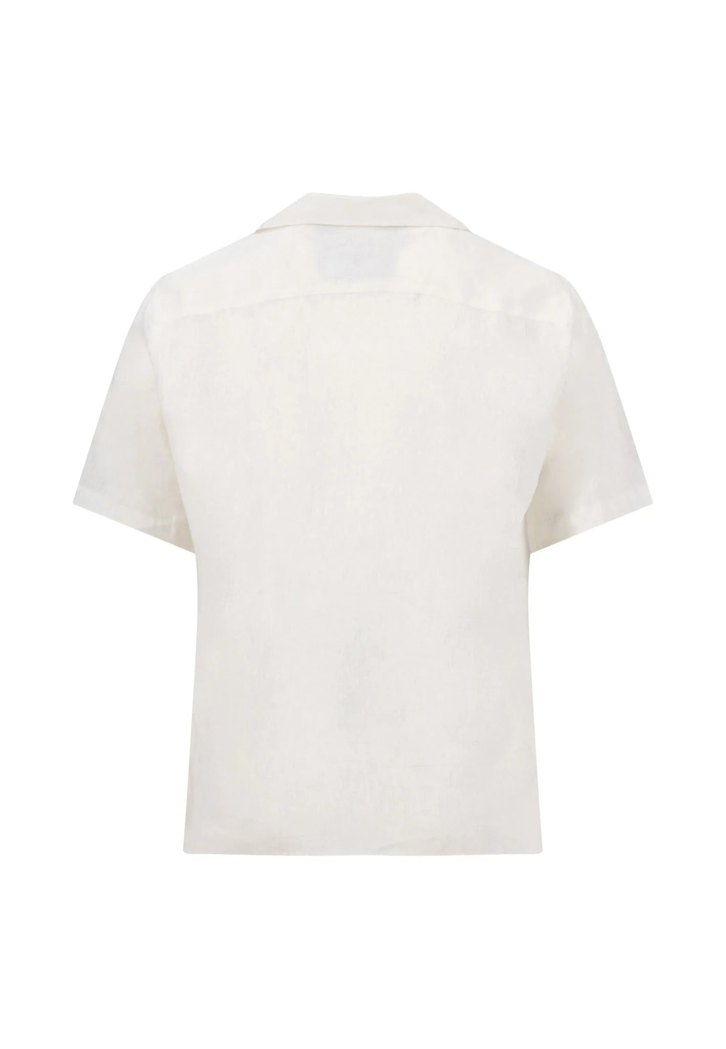 White t-shirt on a white background