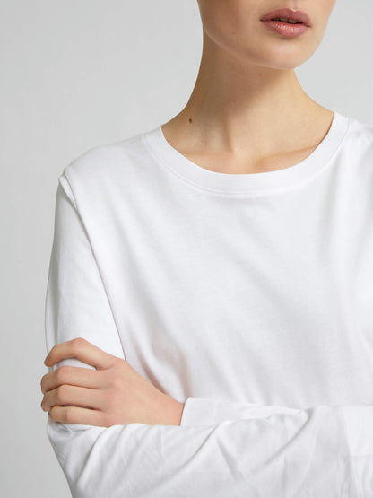 Selected Femme Long Sleeved T-Shirt - White