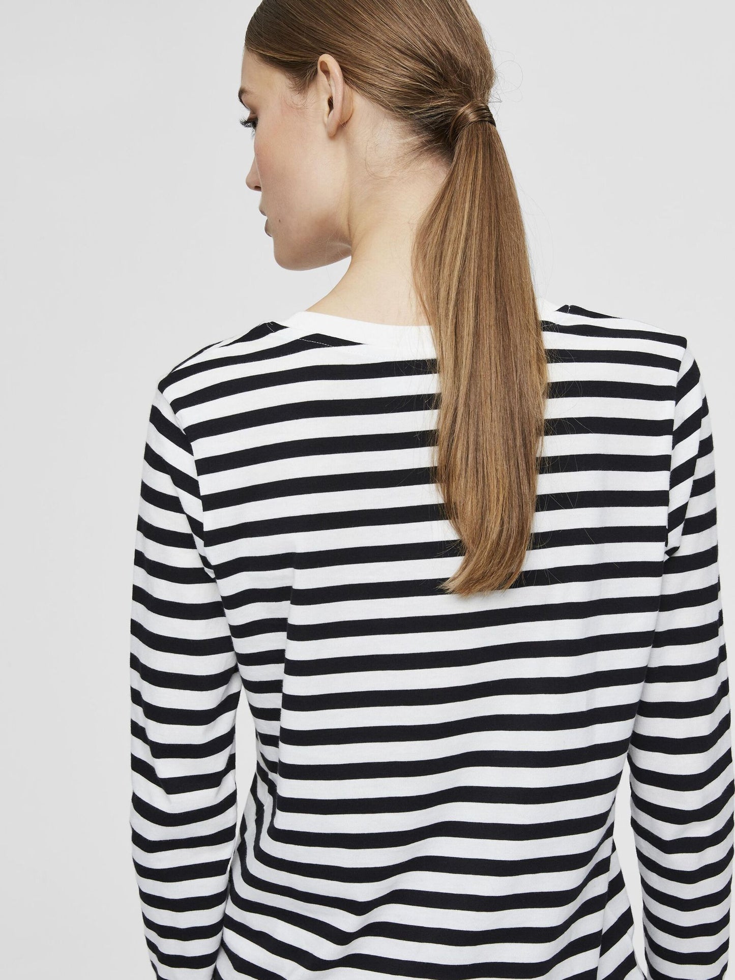 Selected Femme Striped Long Sleeved T-Shirt