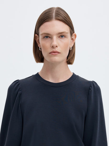 Selected Tenny Puff Sleeve Sweater - Dark Sapphire