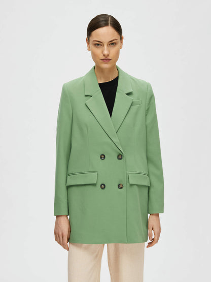 Selected Femme Relaxed Blazer - Loden Frost