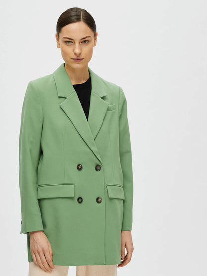 Selected Femme Relaxed Blazer - Loden Frost