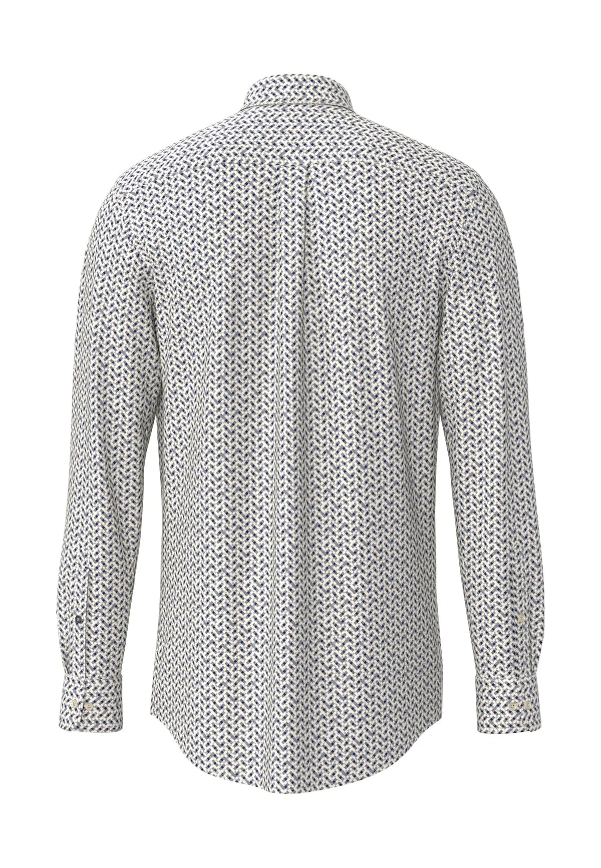 Fynch Hatton Graphic Print Shirt - Air Blue