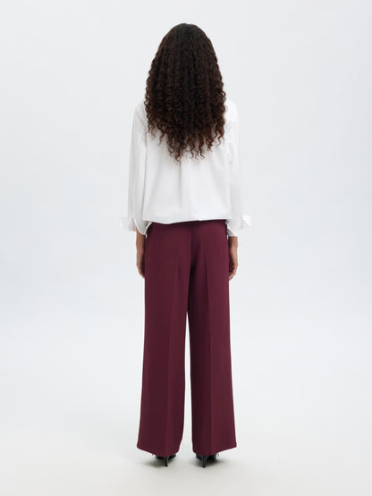 Selected Tinni Mid Rise Wide Pants - Fig