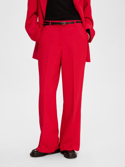 Selected Femme Maggie Wide-Leg Trousers - Ski Patrol