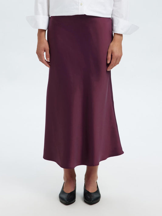 Selected Lena High Waist Midi Skirt - Fig
