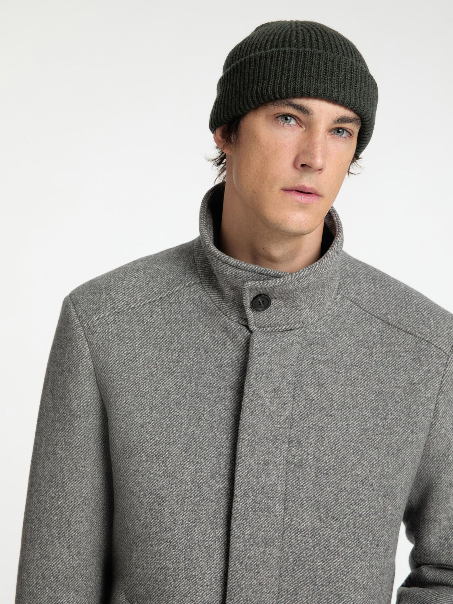 Selected Homme Reuben coat - Light Grey Melange