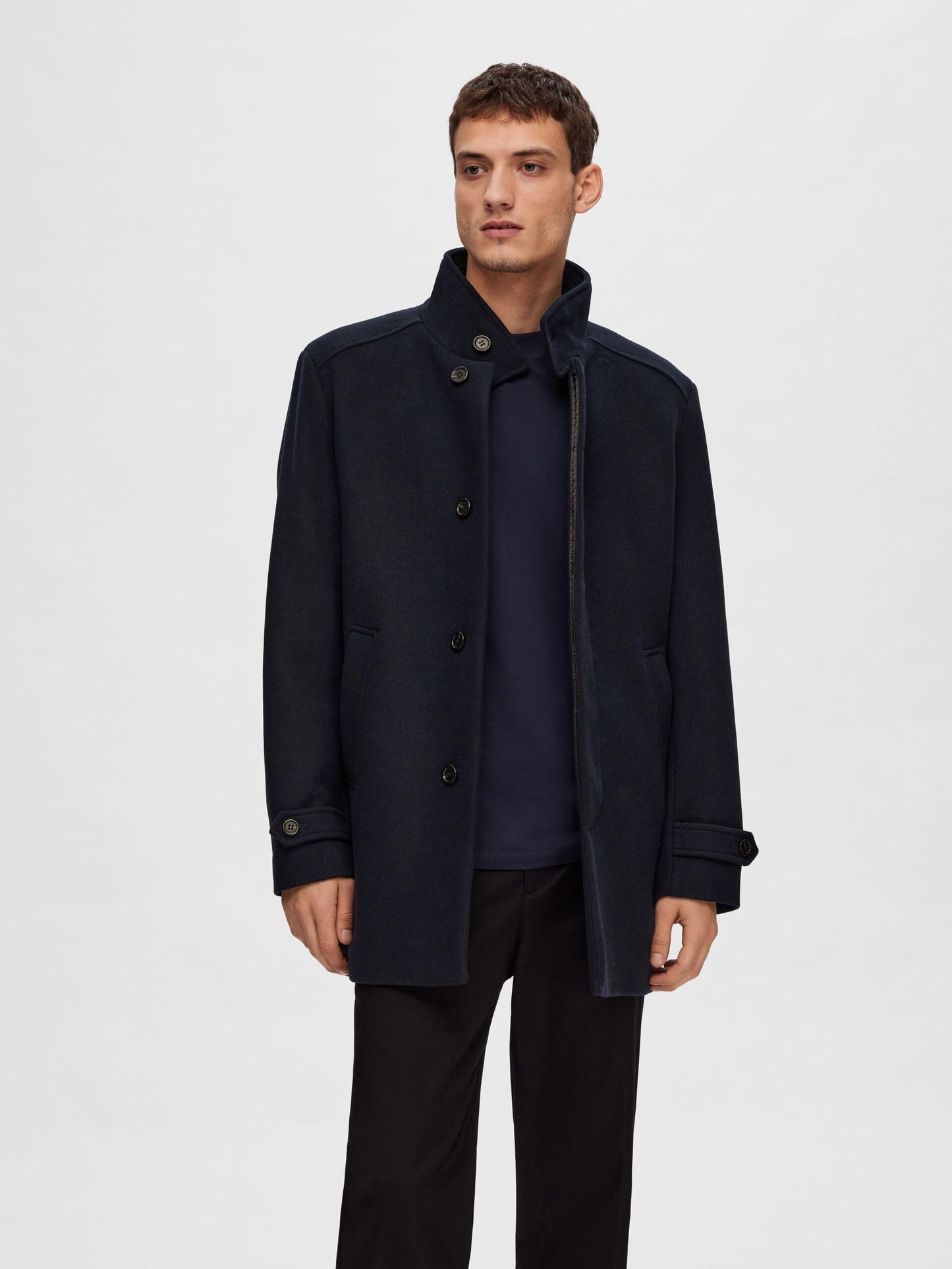 Selected Homme Reuben Coat - Sky Captain