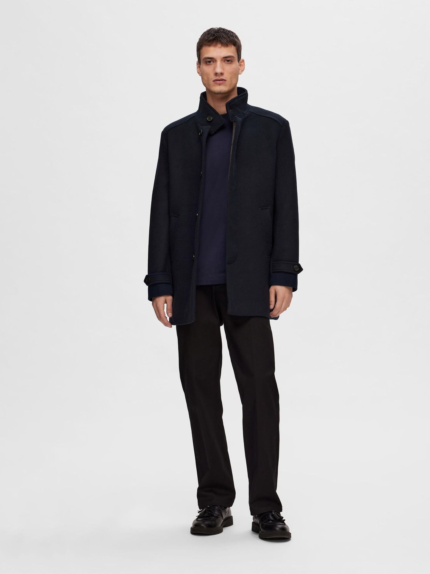 Selected Homme Reuben Coat - Sky Captain