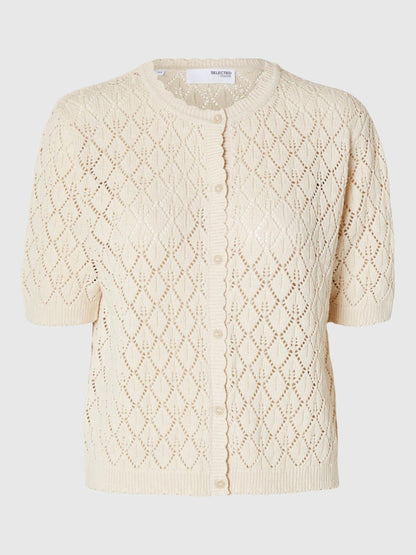 Selected Femme Sofia Knit Cardigan - Birch